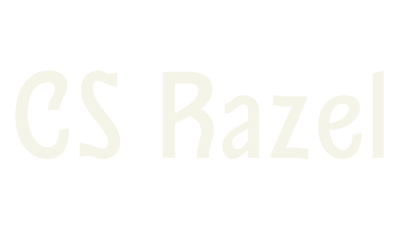 CS Razel, art deco font preview