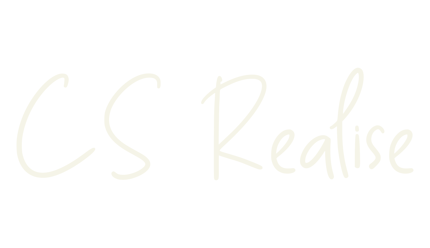 CS Realise, logo font preview