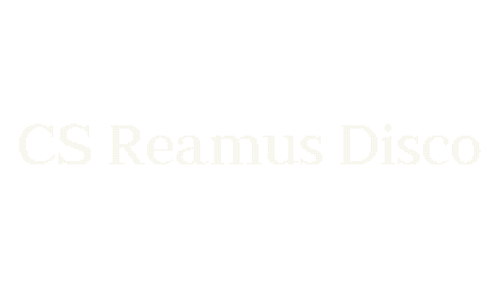 CS Reamus Disco, serif font preview
