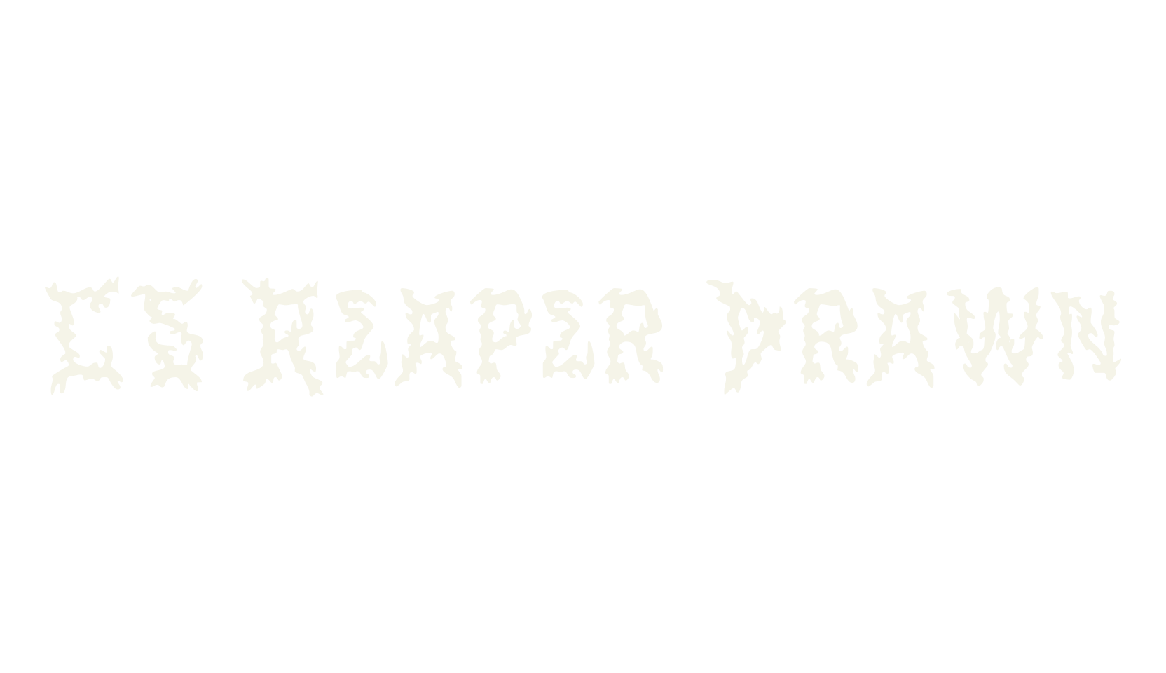 CS Reaper Drawn, poster font preview