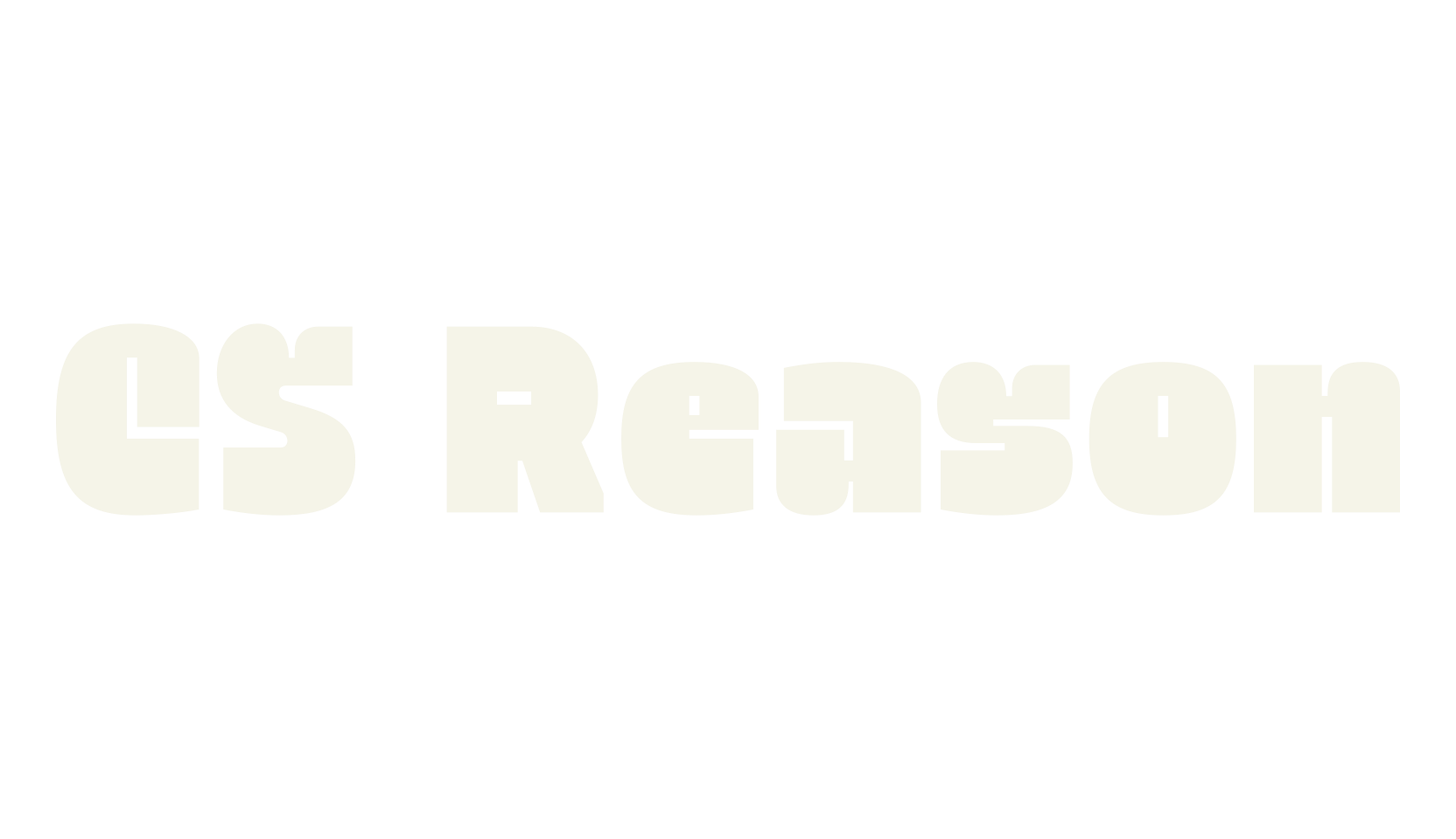 CS Reason, bold font preview