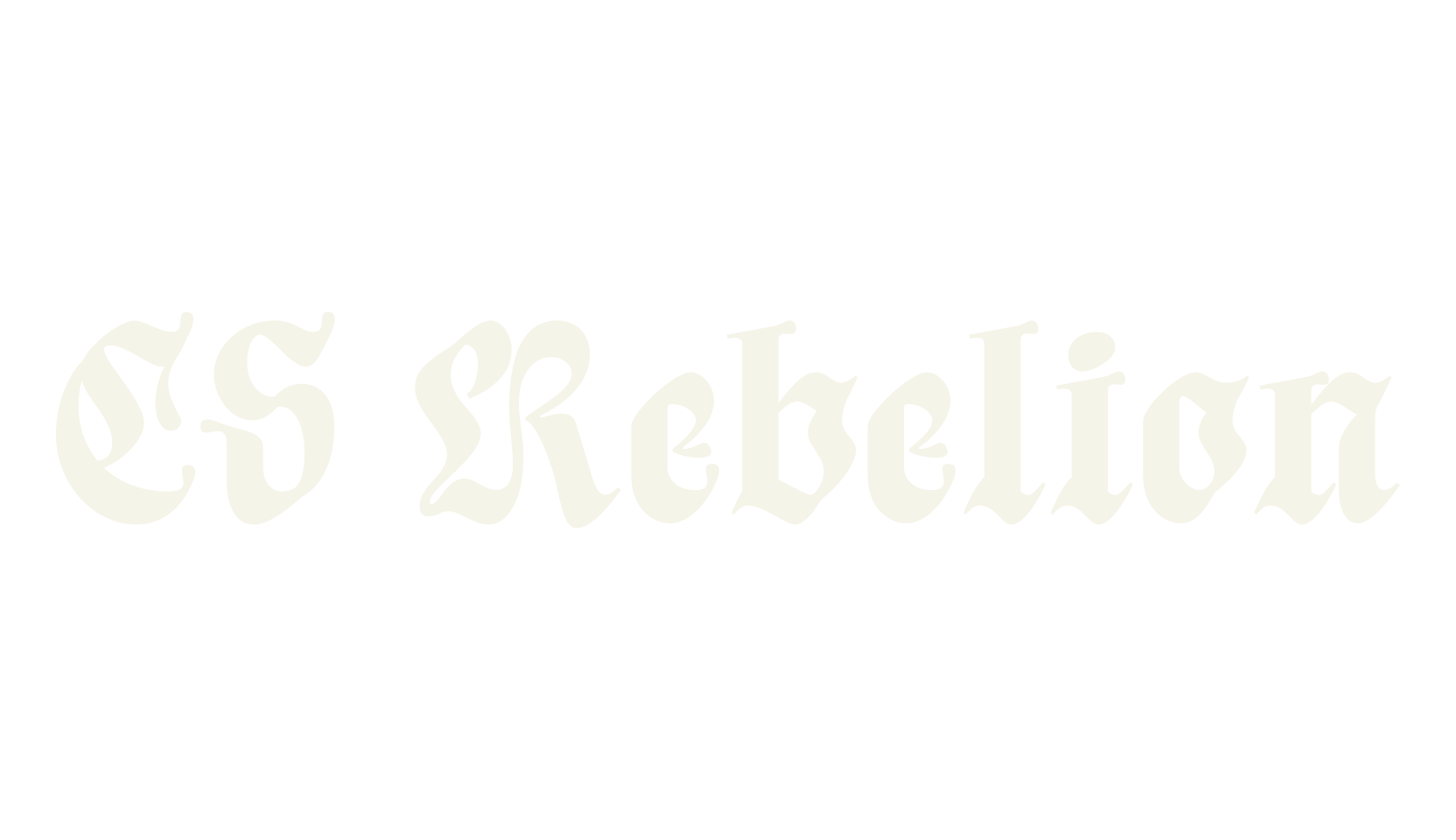 CS Rebelion, gothic font preview