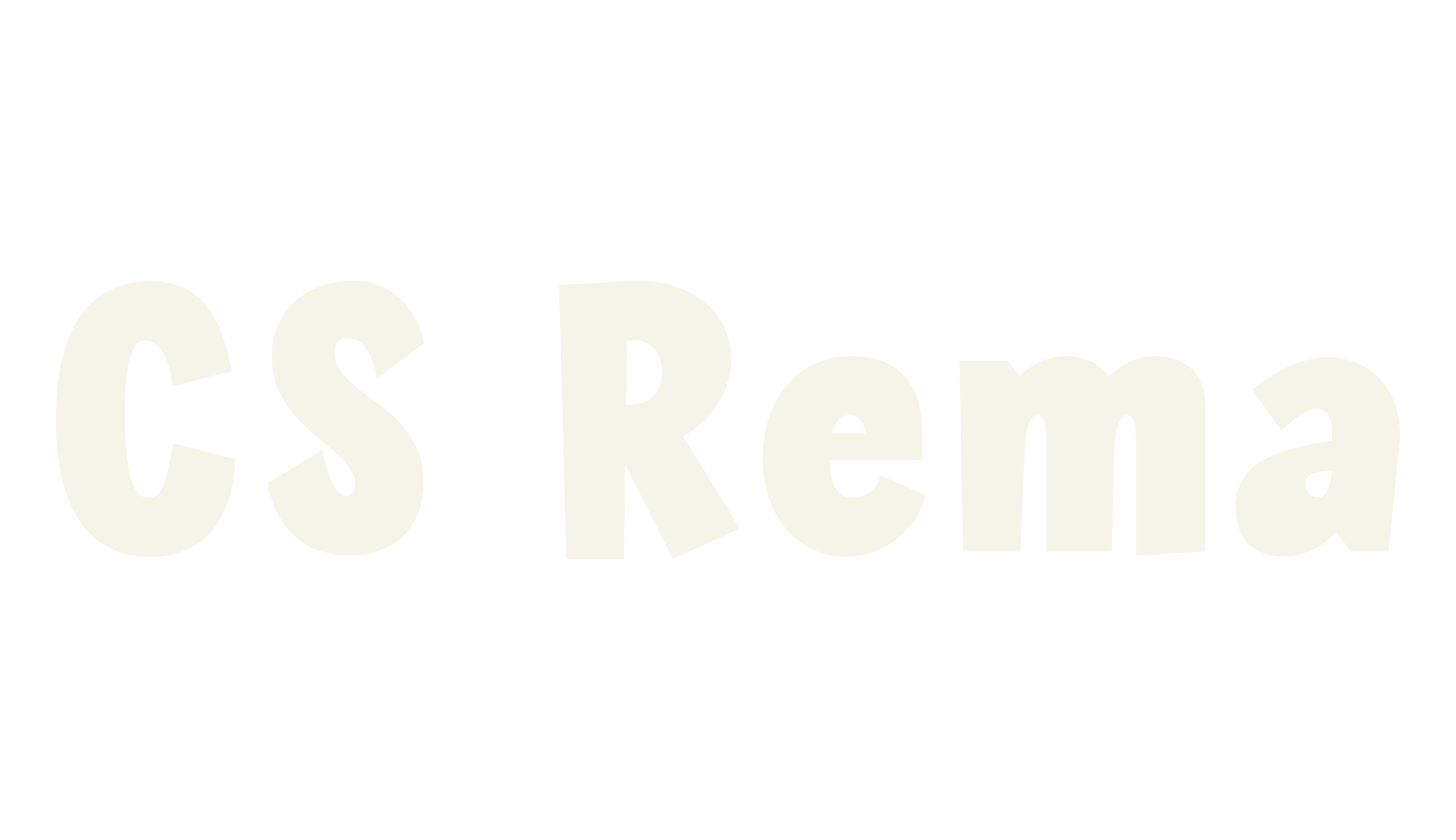 CS Rema, fun font preview