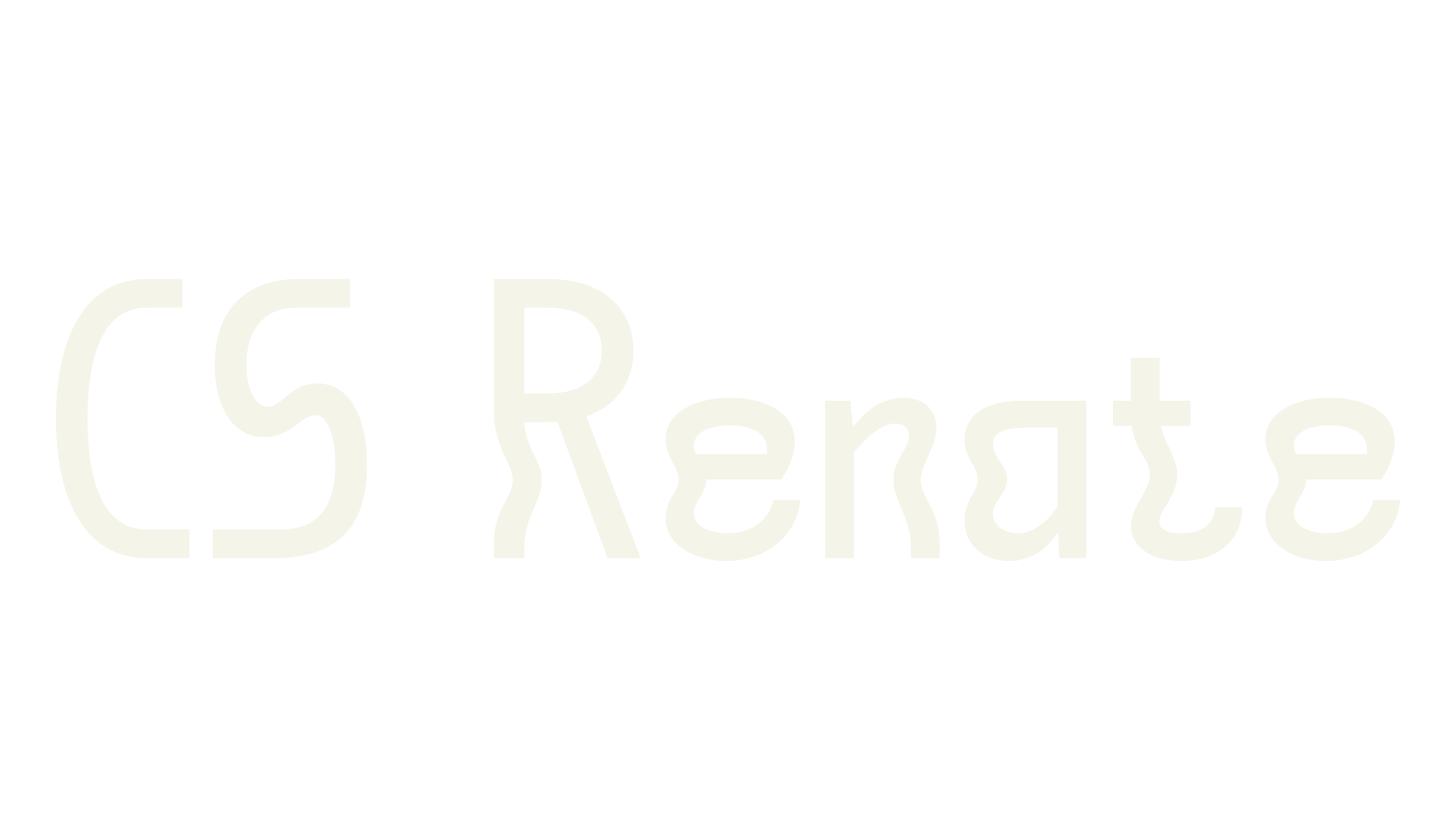 CS Renate, psychedelic font preview