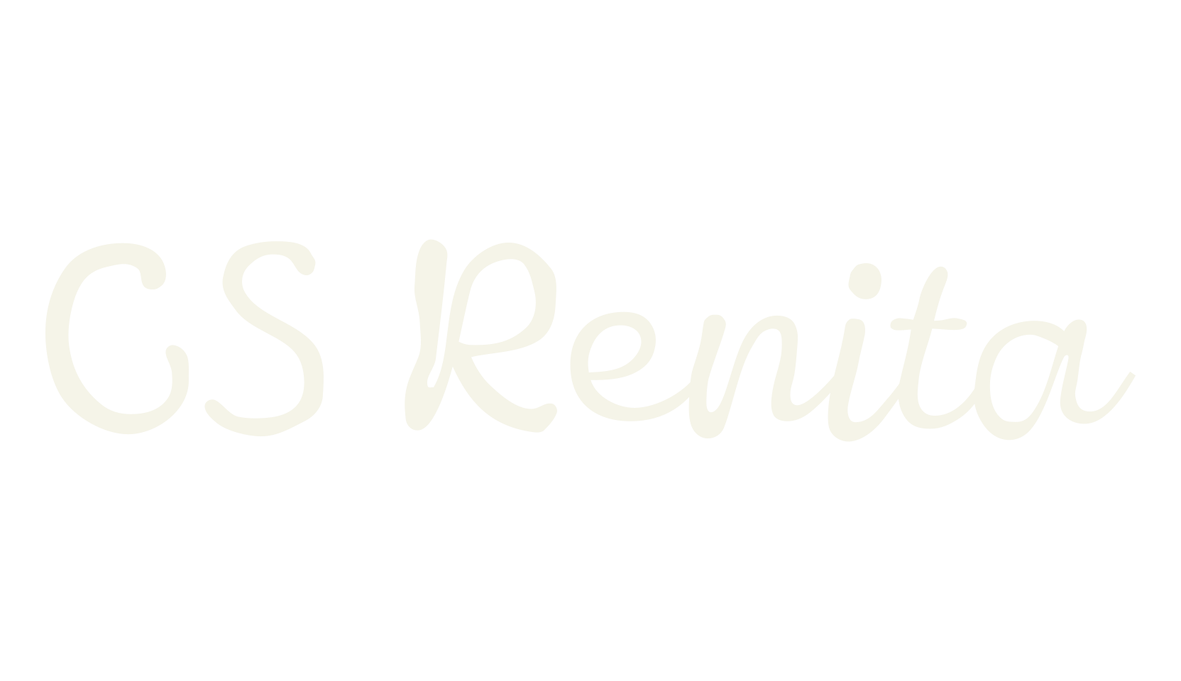 CS Renita, cursive font preview