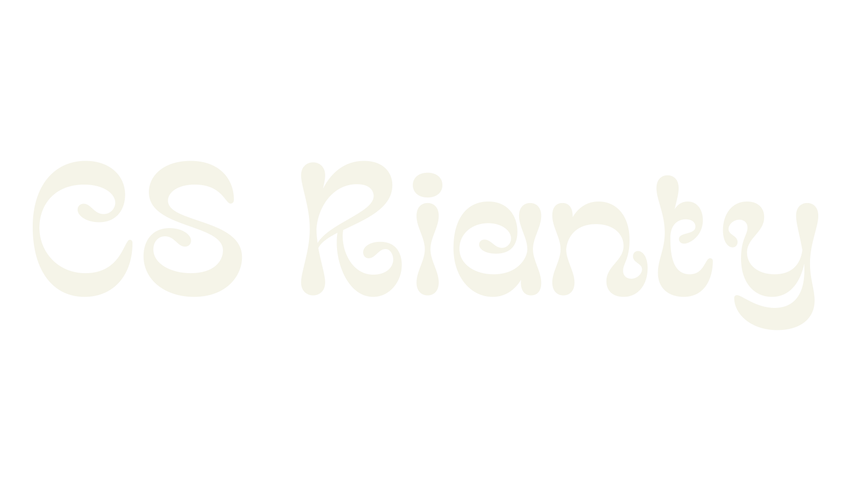 CS Rianty, psychedelic font preview