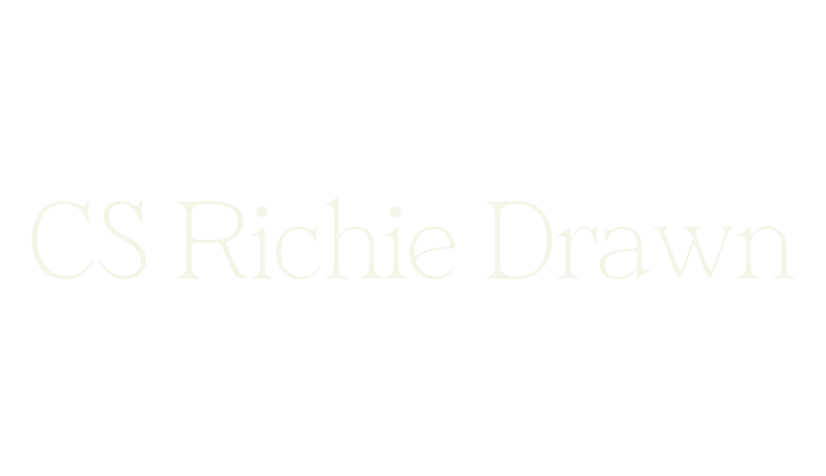CS Richie Drawn, elegant font preview