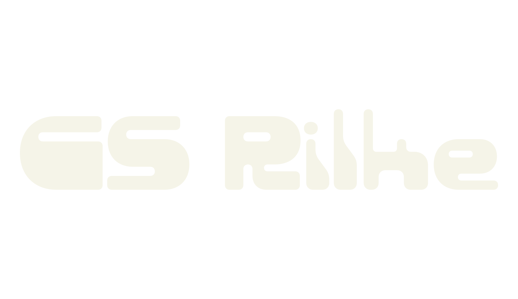 CS Rilke, techno font preview