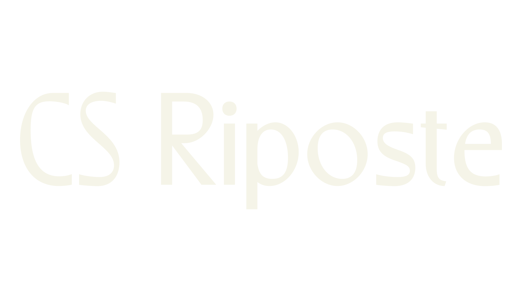 CS Riposte, display market font preview