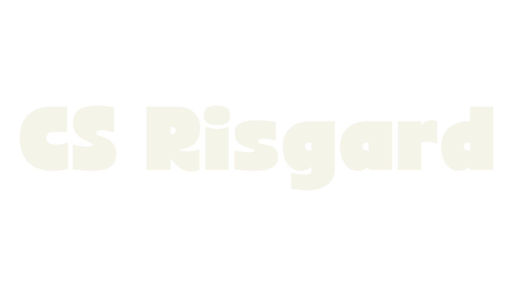 CS Risgard, thick font preview