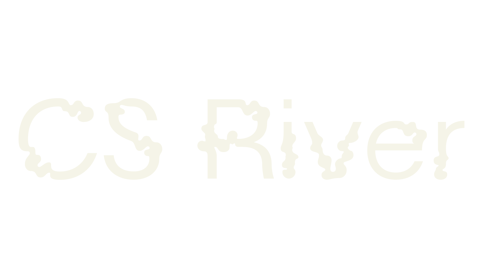 CS River, psychedelic font preview