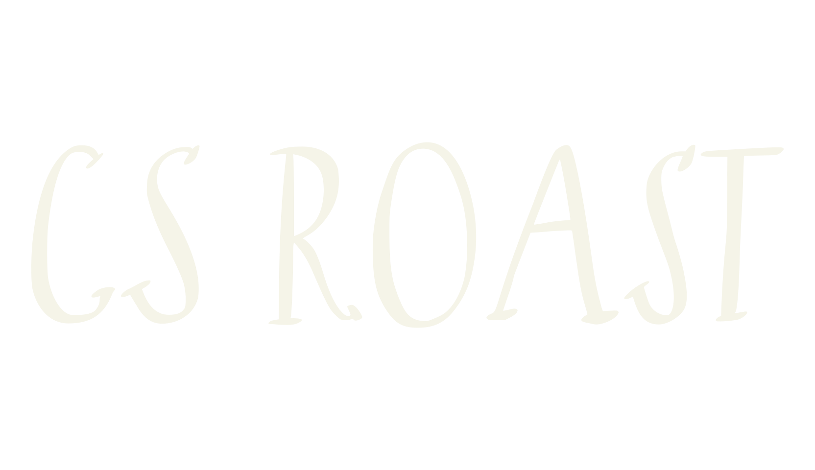 CS Roast, lettering font preview
