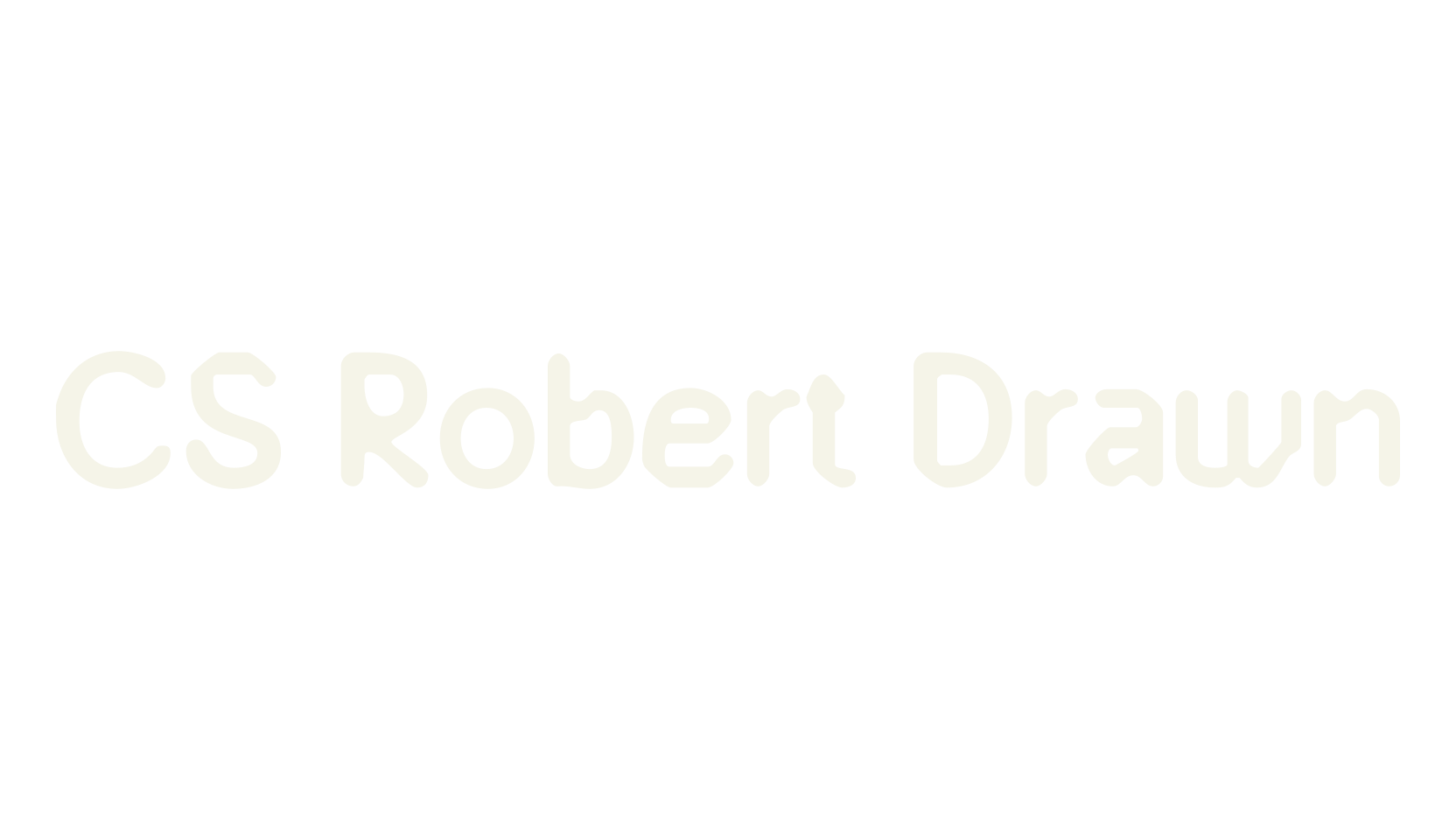 CS Robert Drawn, pixel font preview