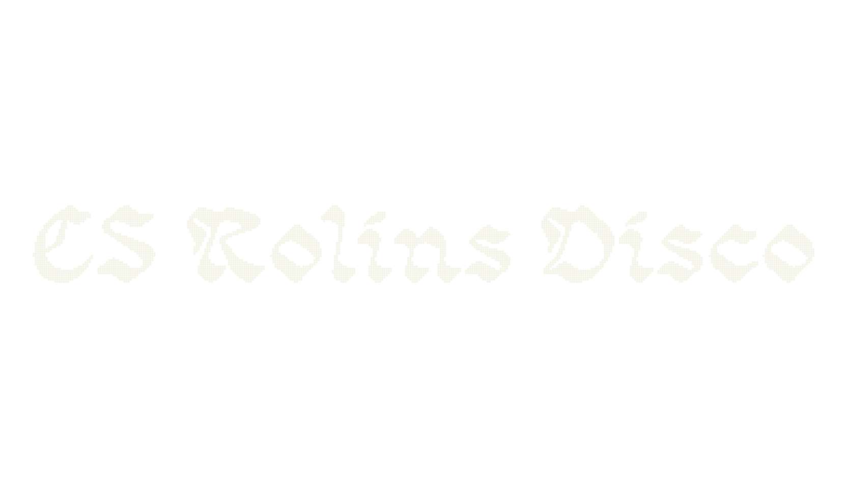 CS Rolins Disco, poster font preview