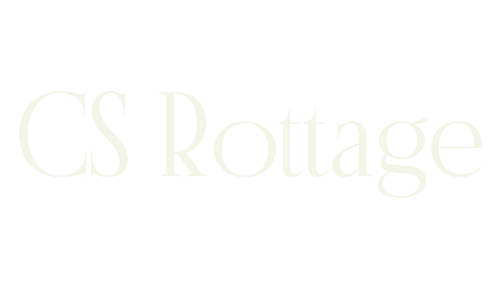 CS Rottage, elegant font preview