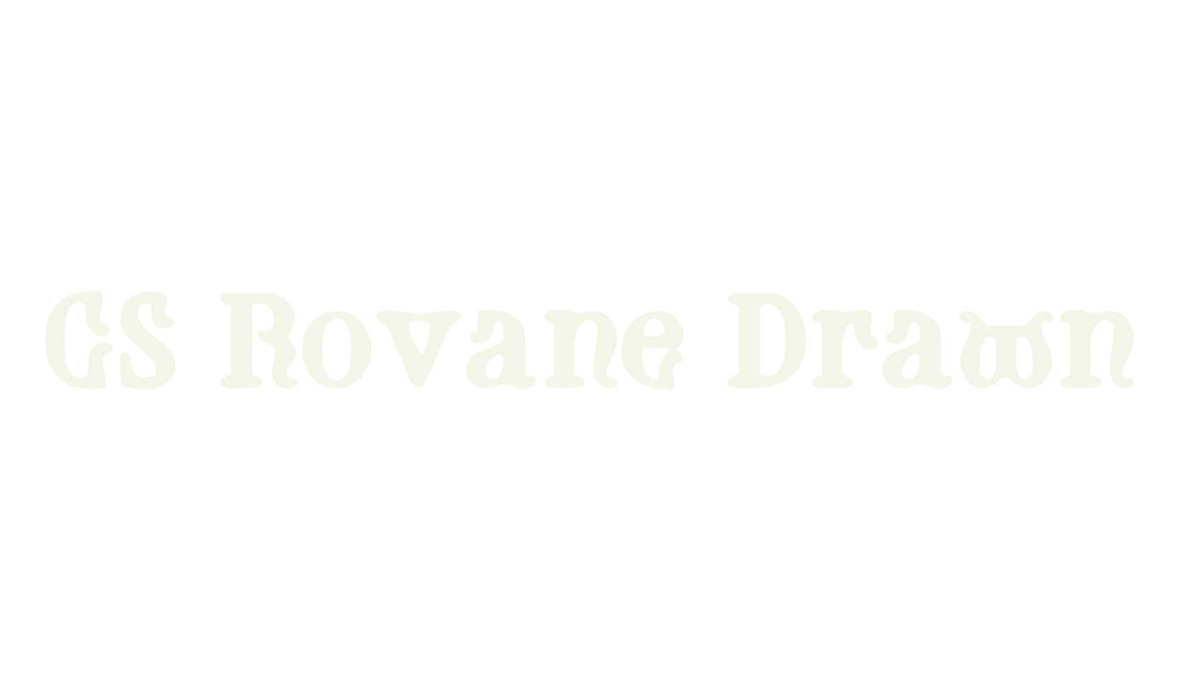 CS Rovane Drawn, uncial font preview