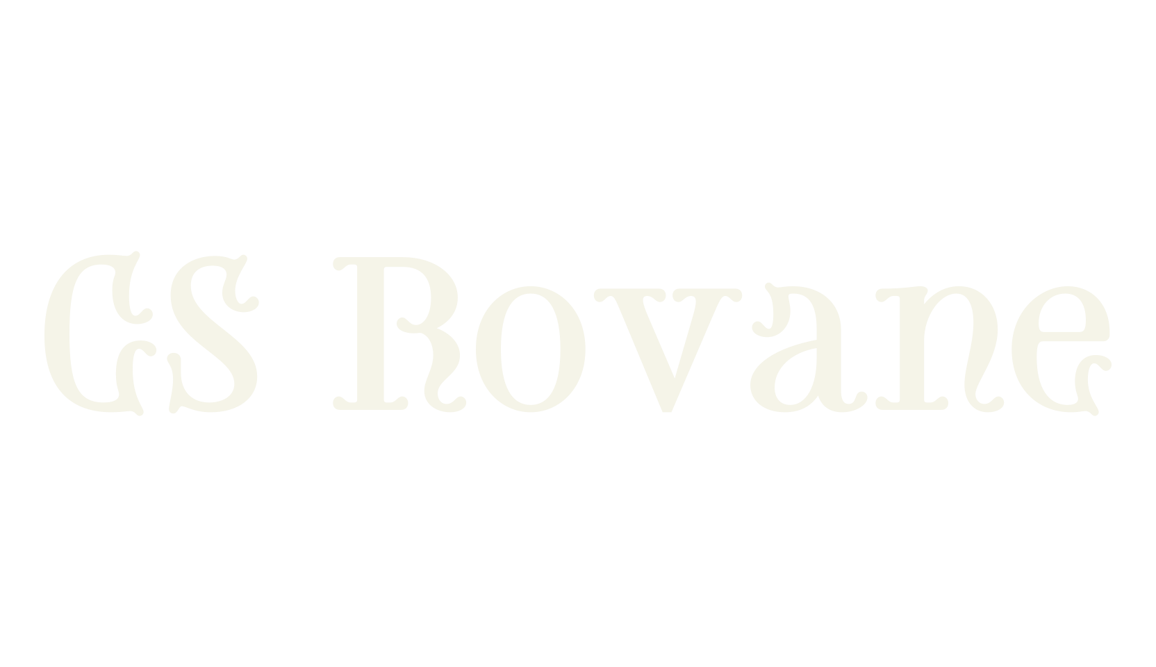 CS Rovane, elegant font preview