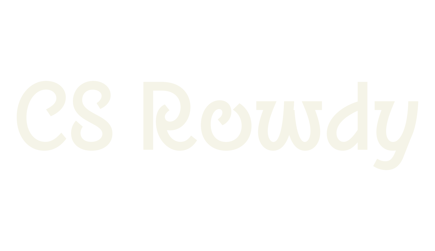 CS Rowdy, fun font preview