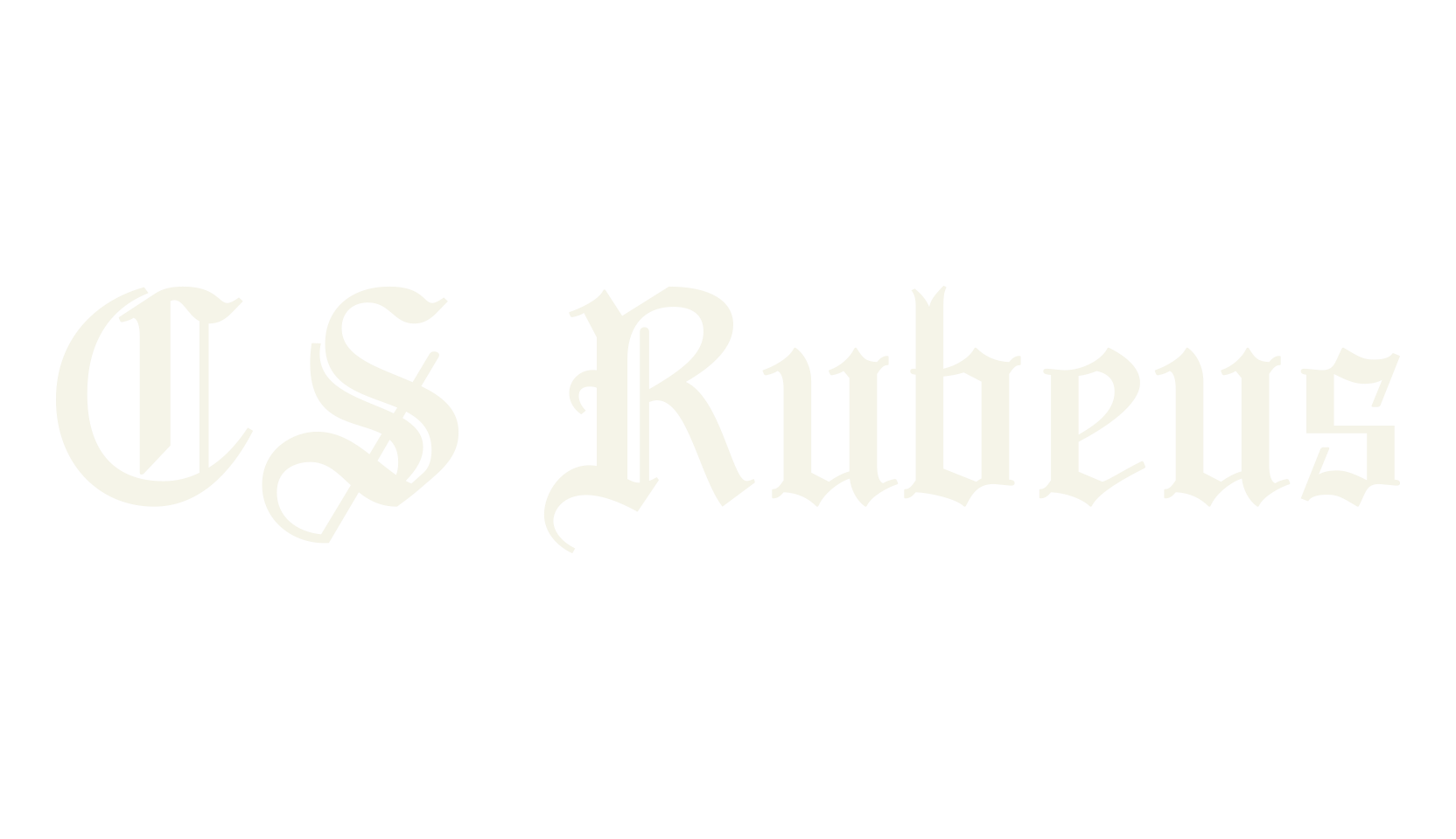 CS Rubeus, old english font preview