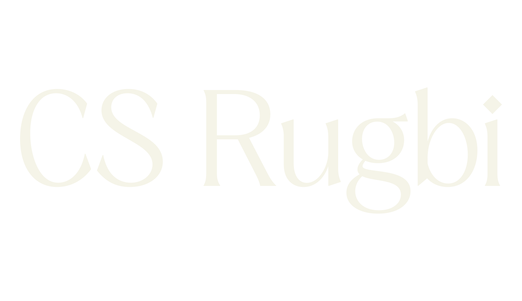 CS Rugbi, logo font preview
