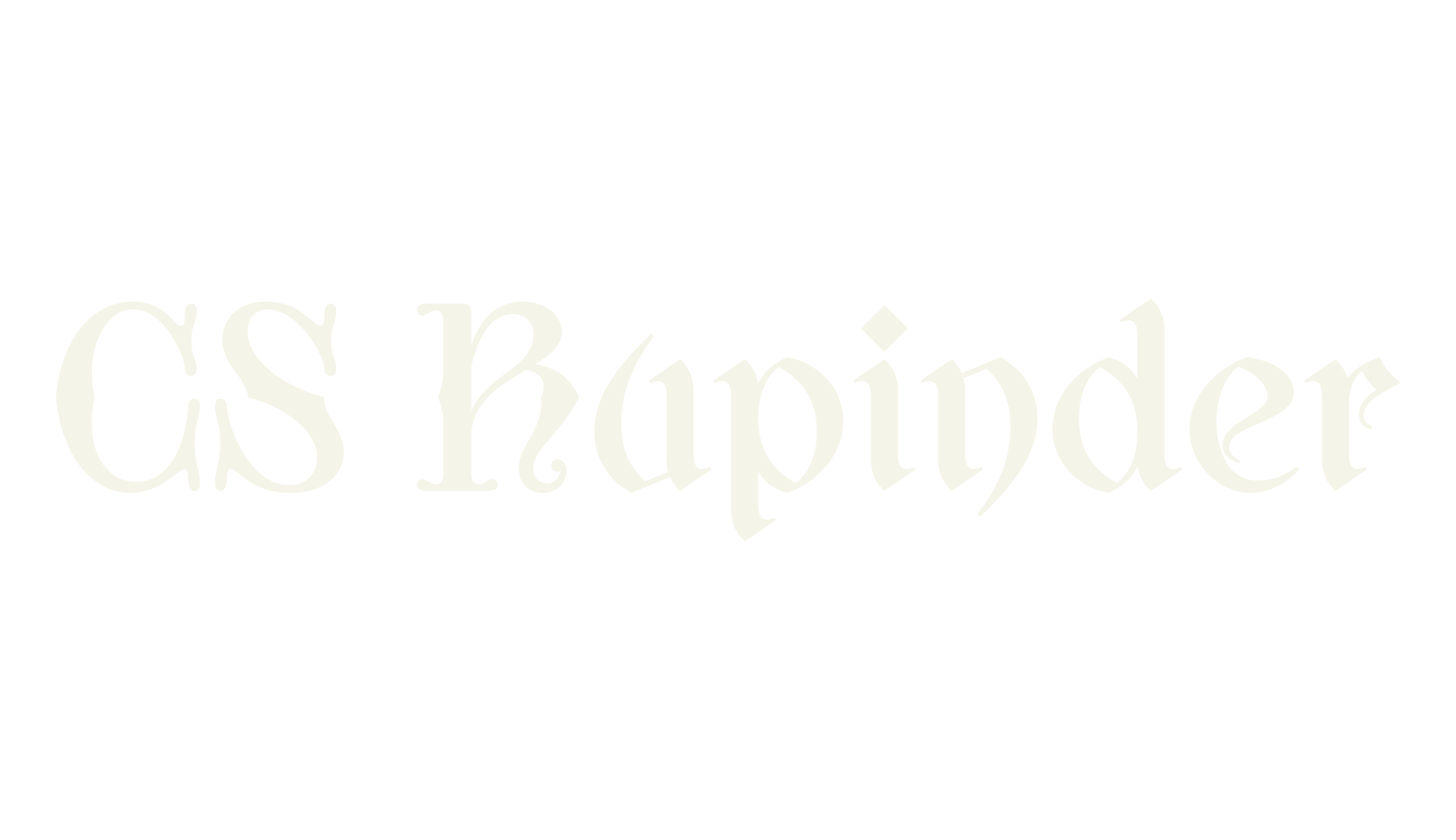 CS Rupinder, gothic font preview