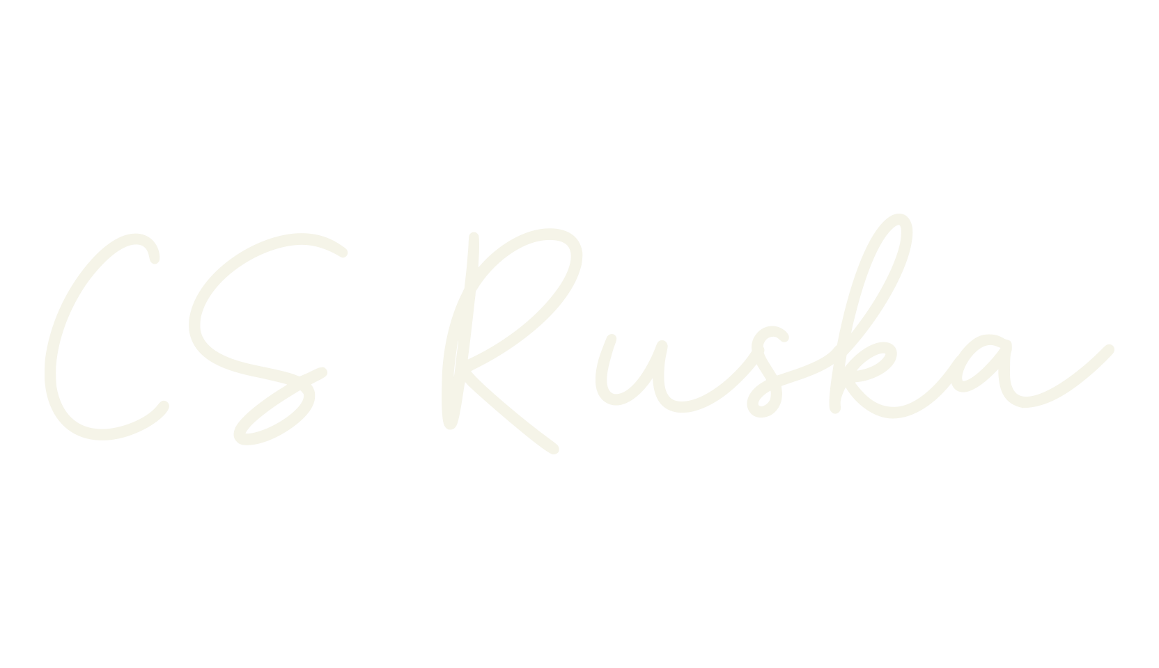 CS Ruska, cursive font preview