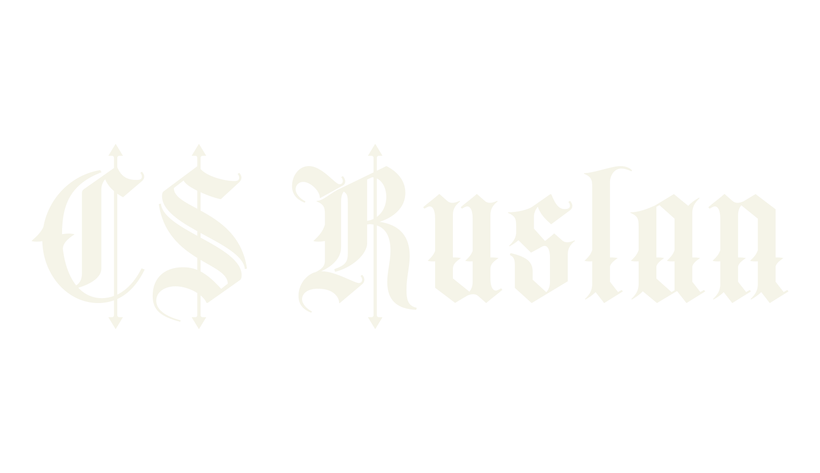 CS Ruslan, old english font preview