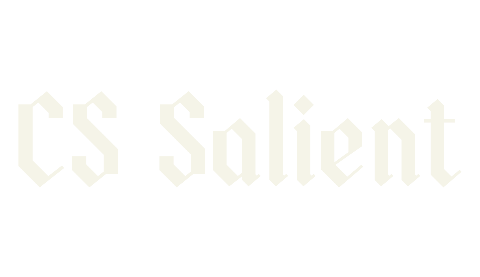 CS Salient, album cover font preview