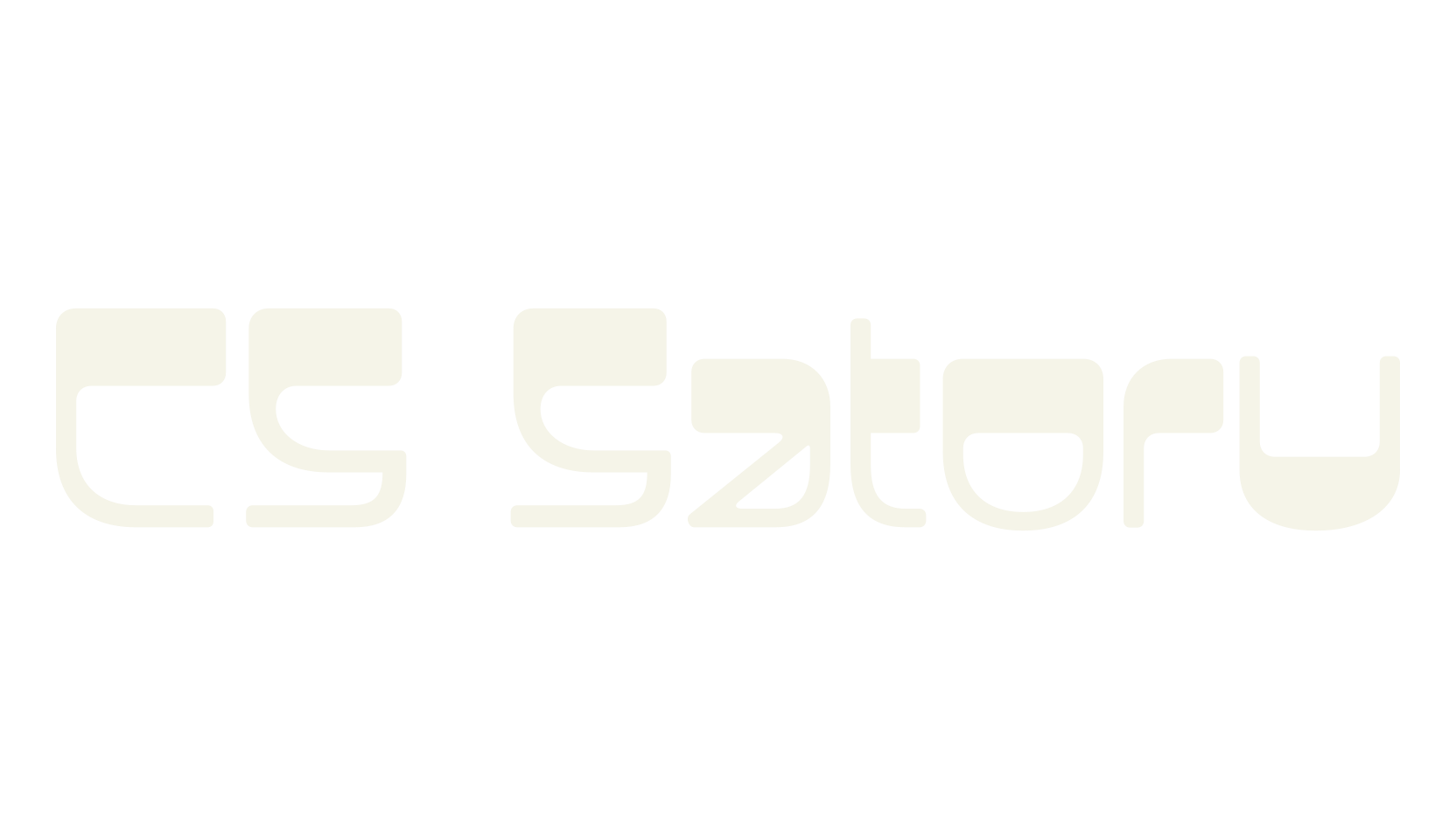 CS Satoru, title font preview