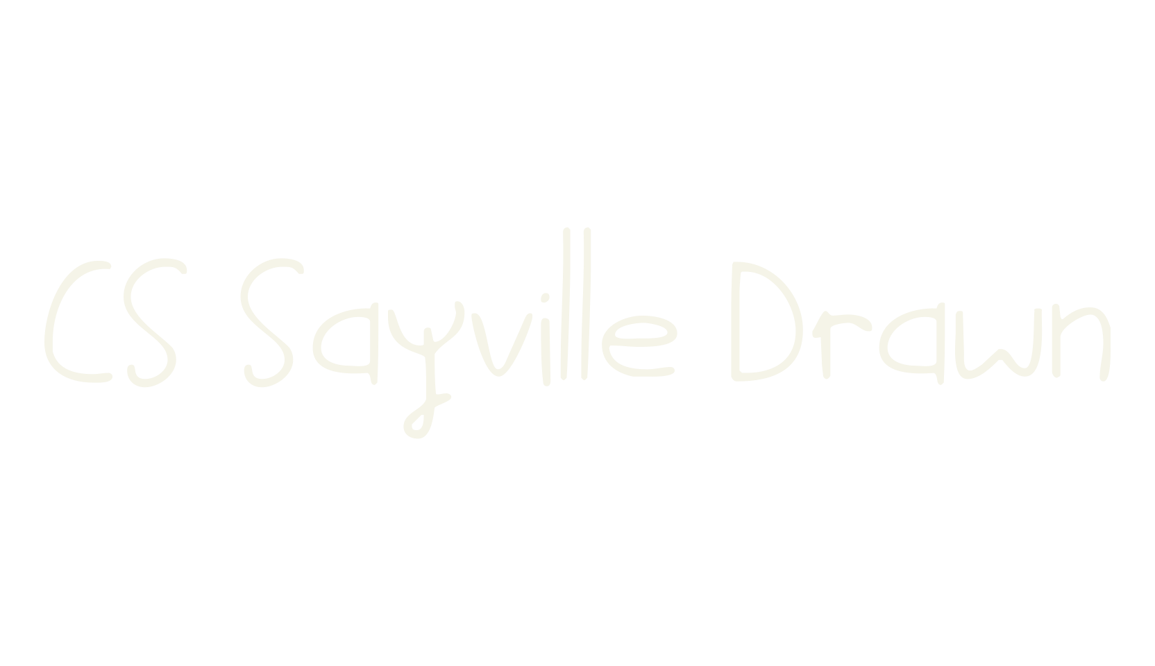 CS Sayville Drawn, display market font preview