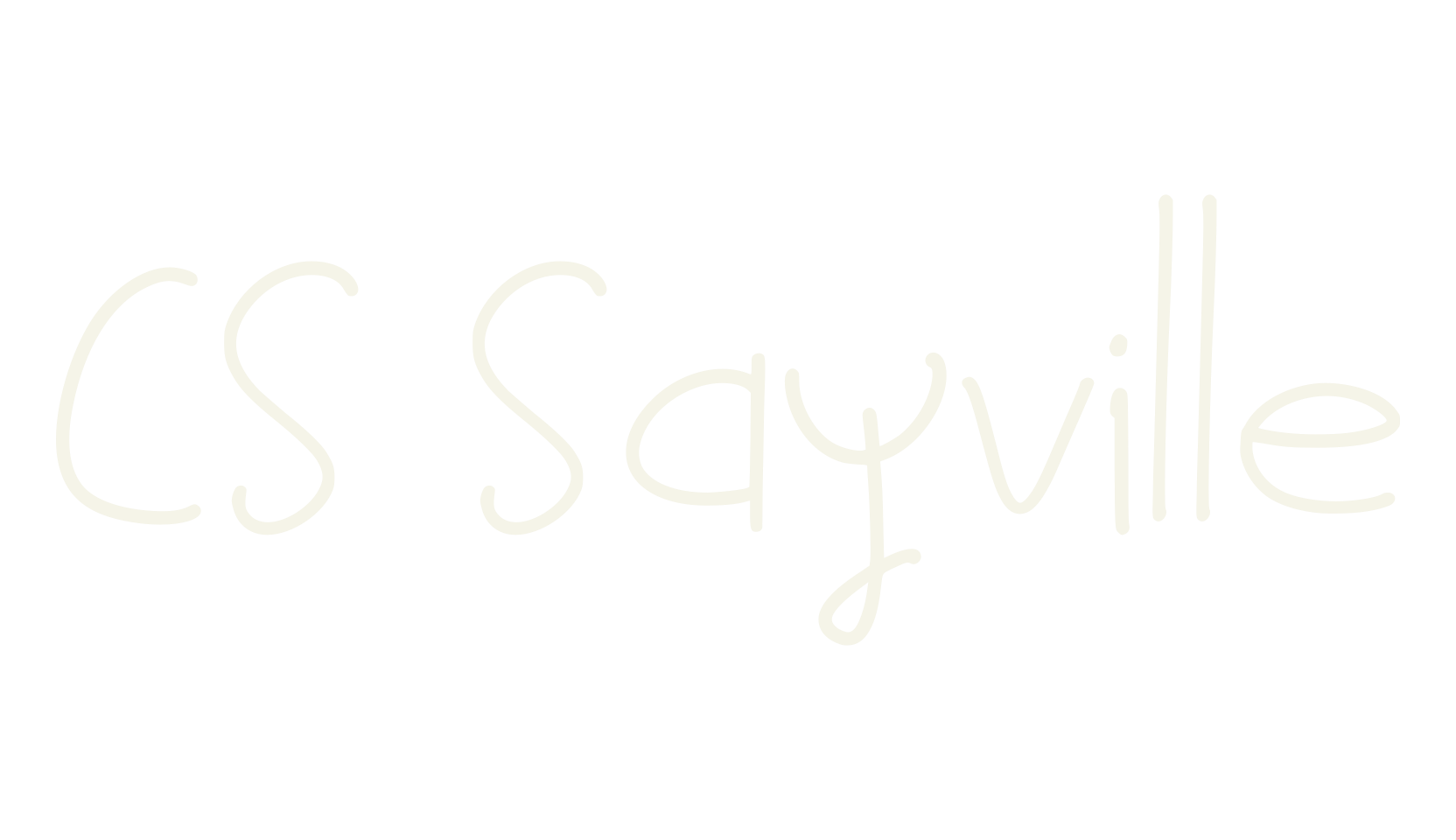 CS Sayville, handwriting font preview