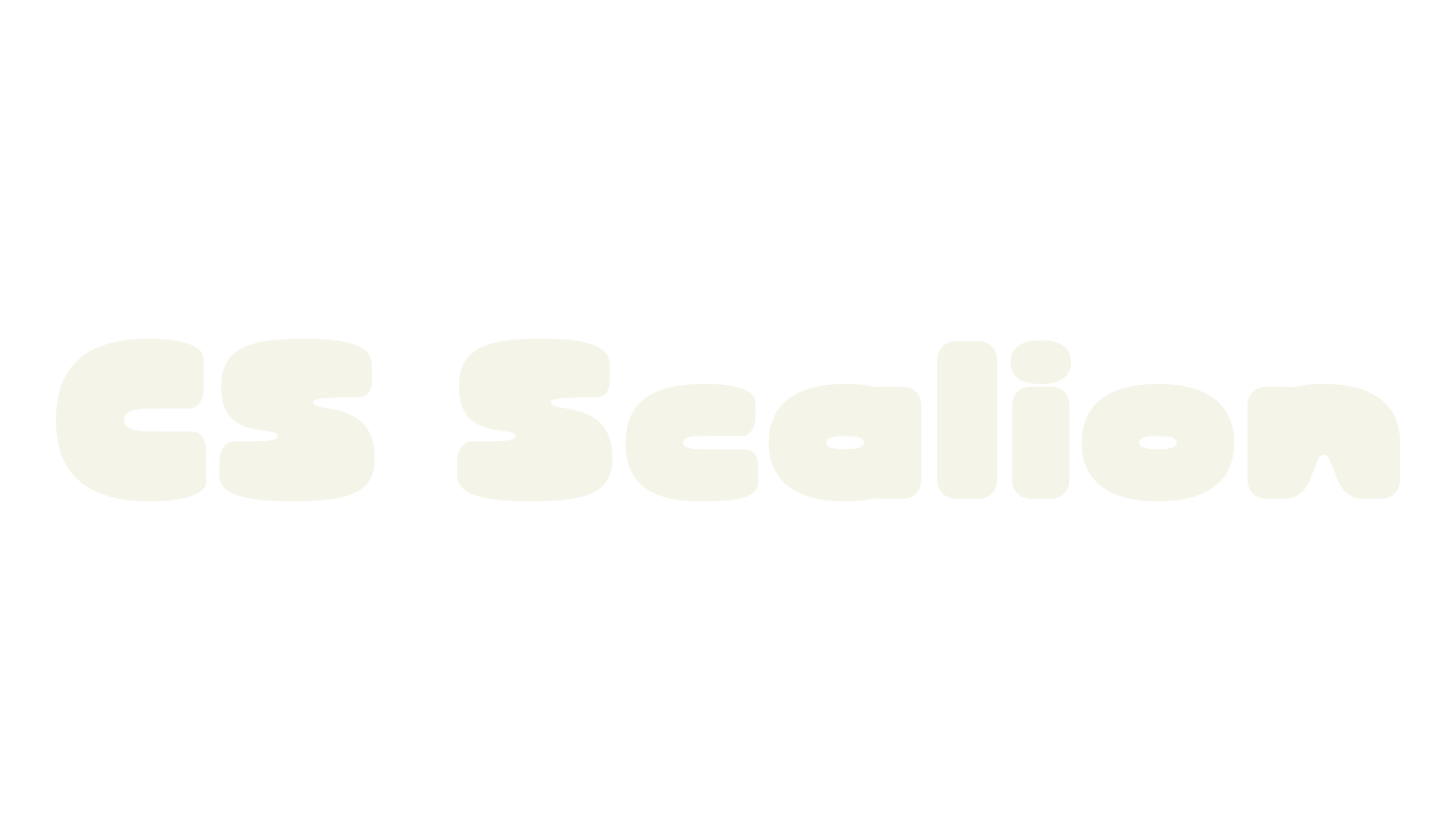 CS Scalion, thick font preview
