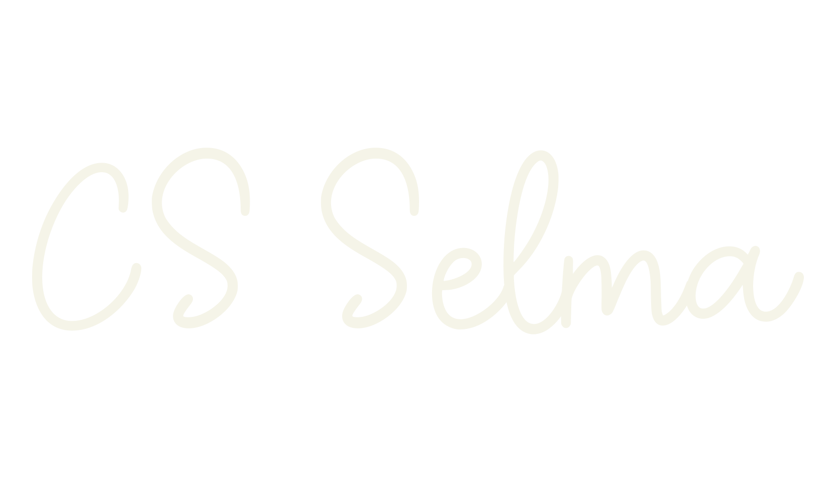 CS Selma, cursive font preview