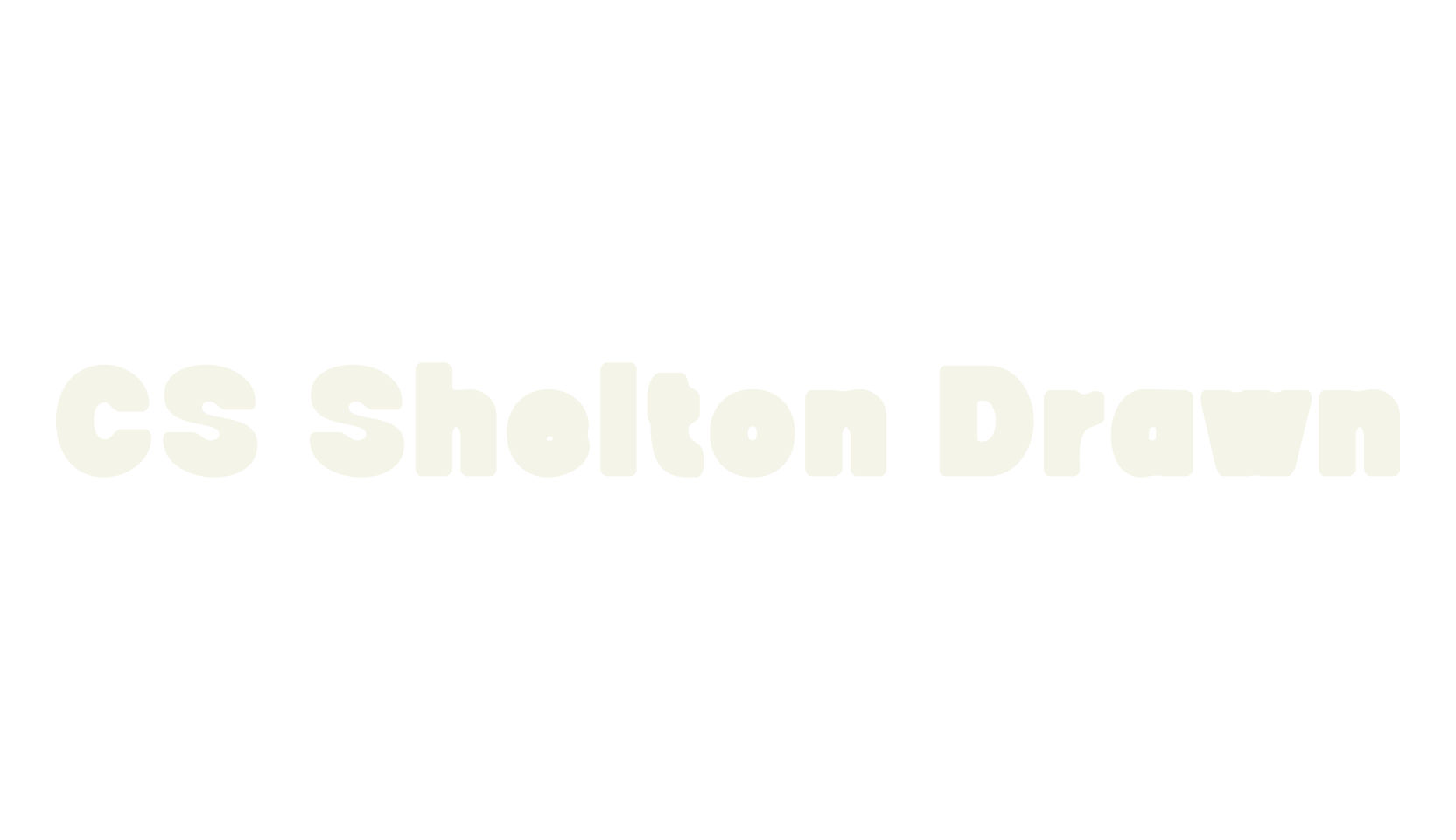 CS Shelton Drawn, bold font preview