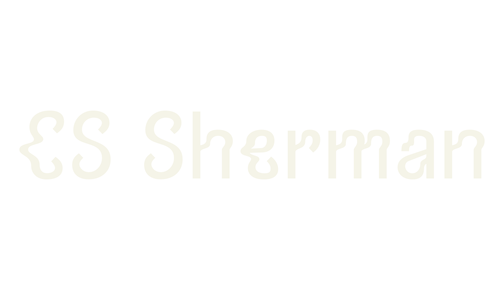 CS Sherman, funky font preview