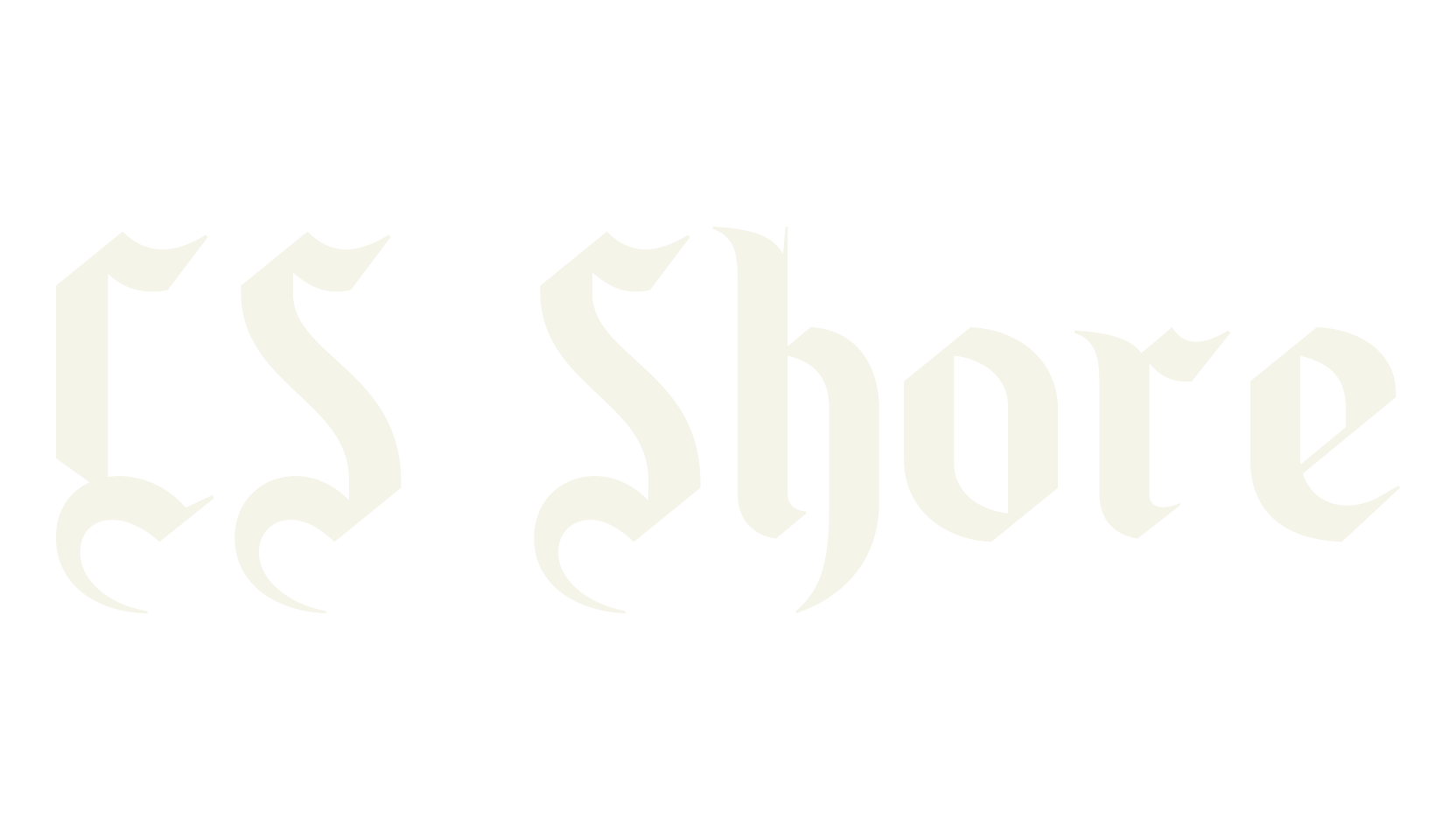 CS Shore, gothic font preview