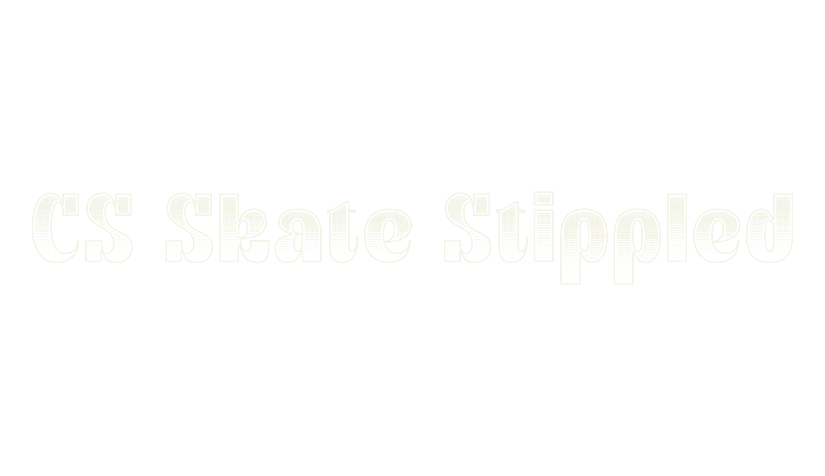 CS Skate Stippled, sans font preview