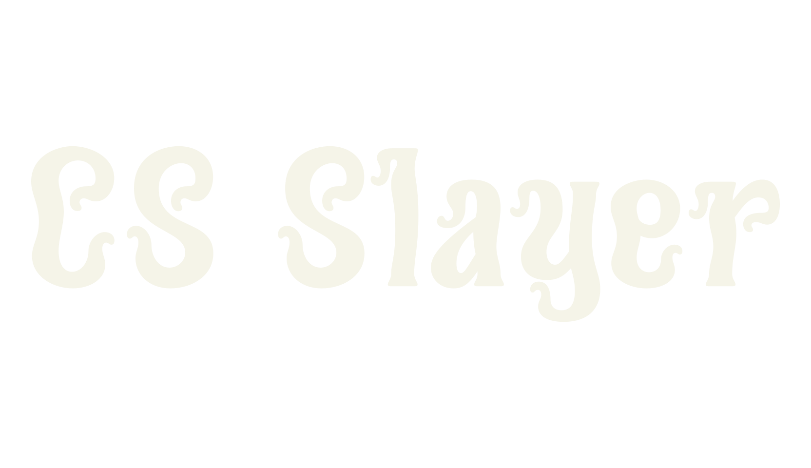 CS Slayer, fantasy font preview
