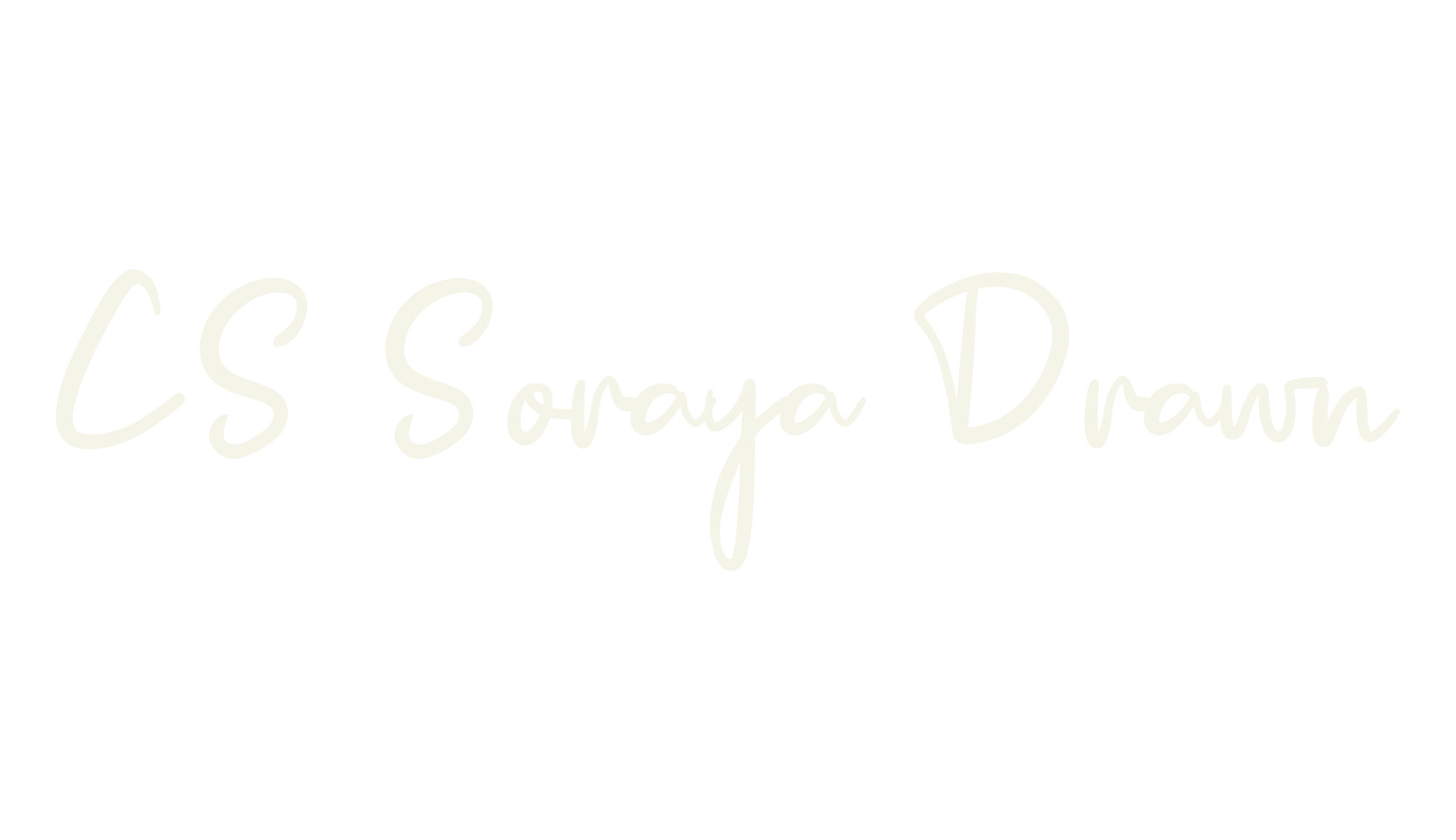 CS Soraya Drawn, fashion script font preview