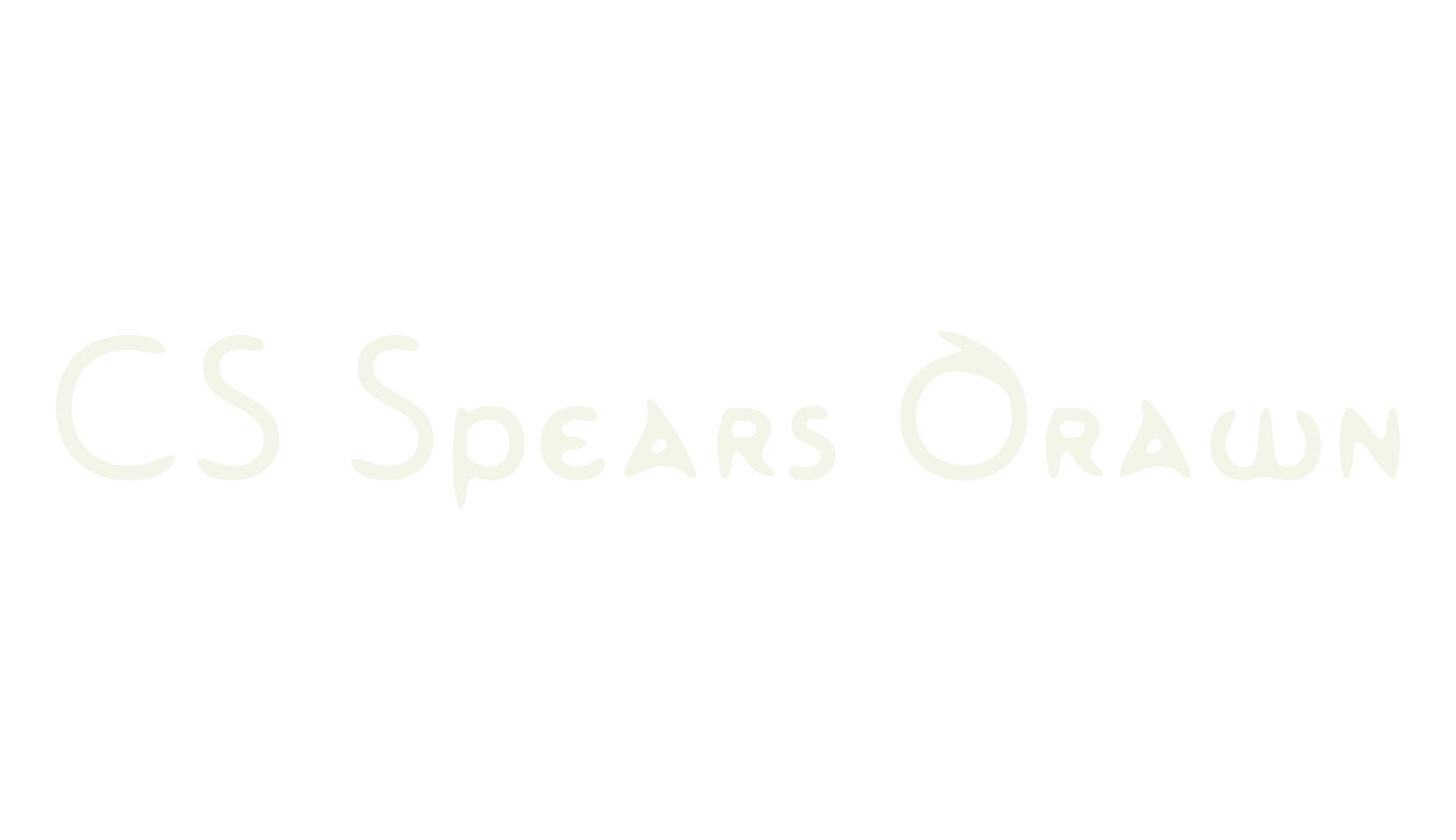 CS Spears Drawn, historical font preview