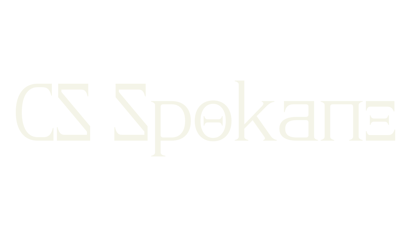 CS Spokane, greek font preview