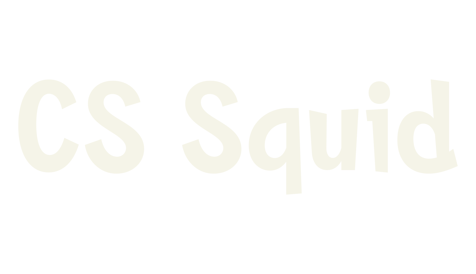 CS Squid, cartoon font preview