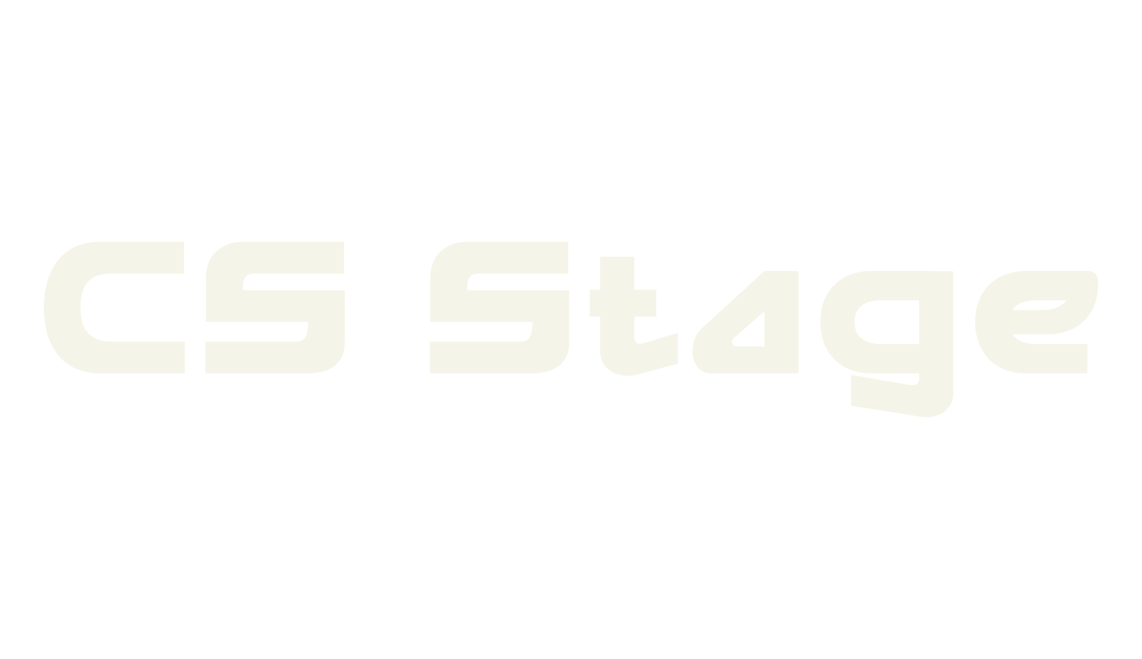 CS Stage, modern font preview