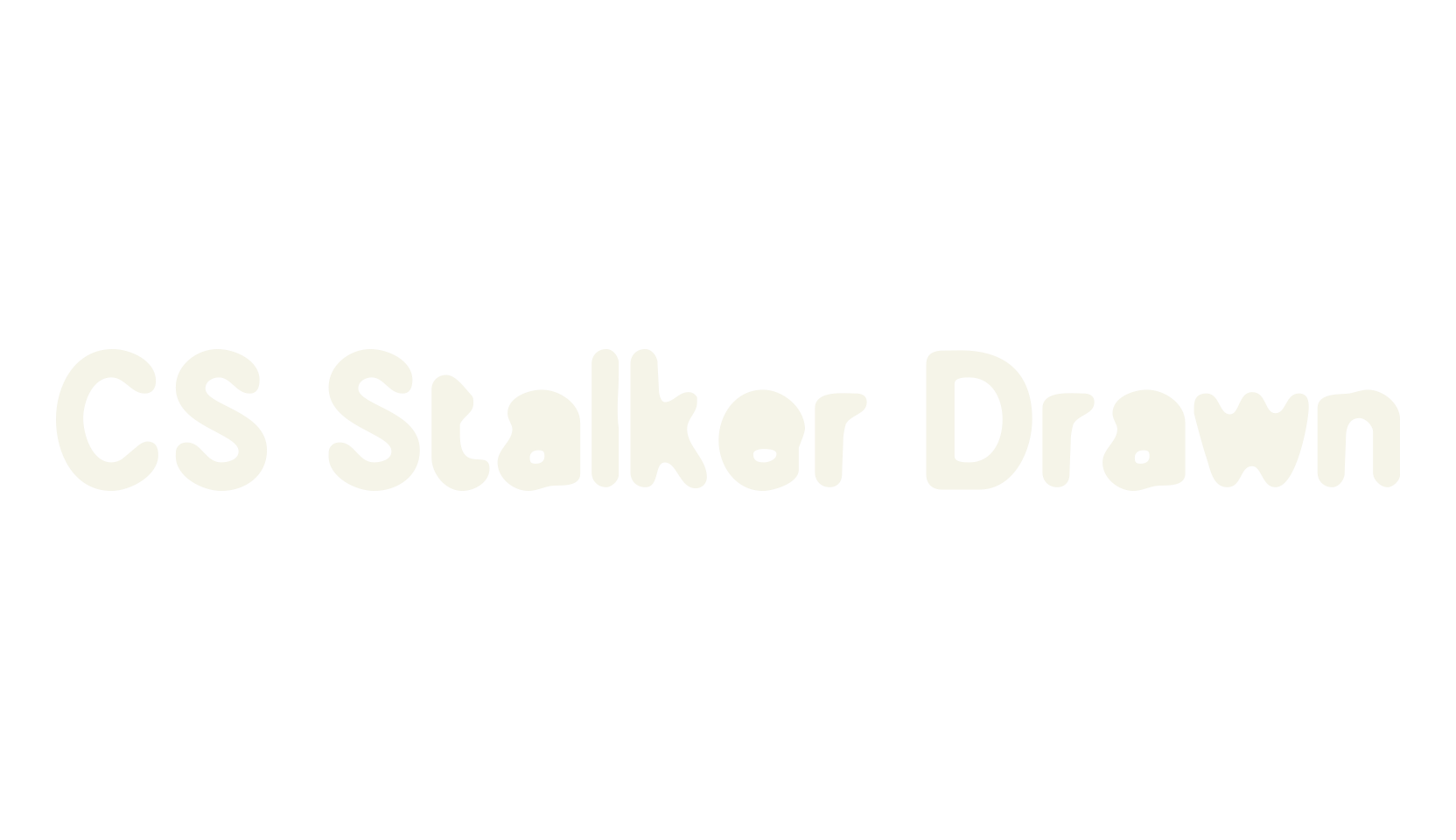 CS Stalker Drawn, display market font preview