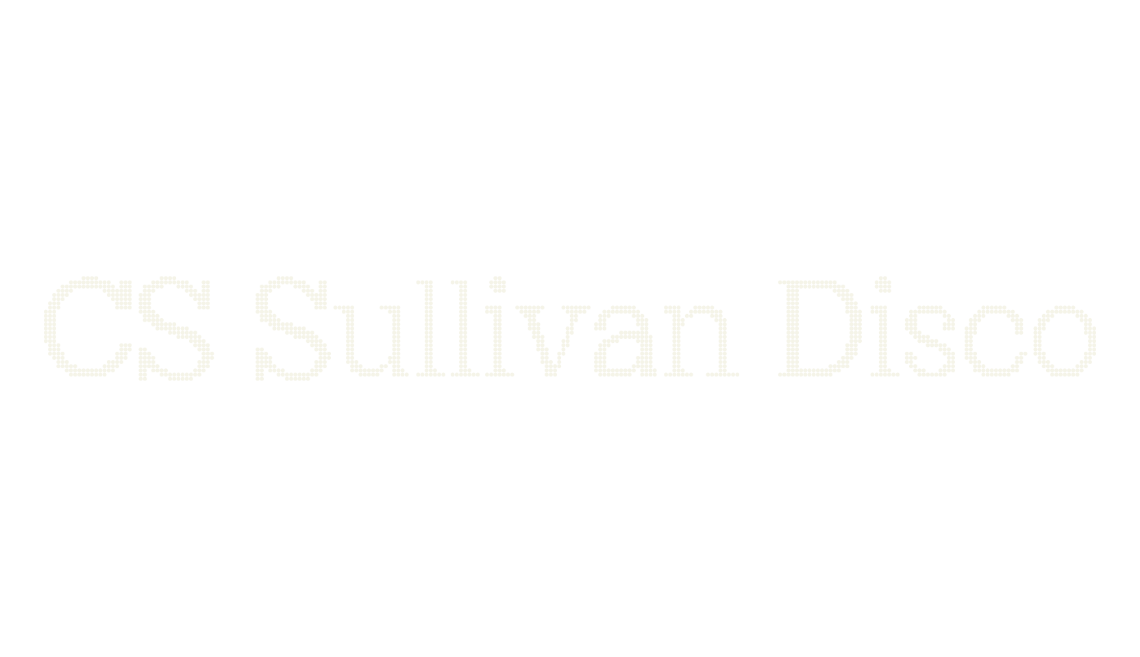 CS Sullivan Disco, serif font preview