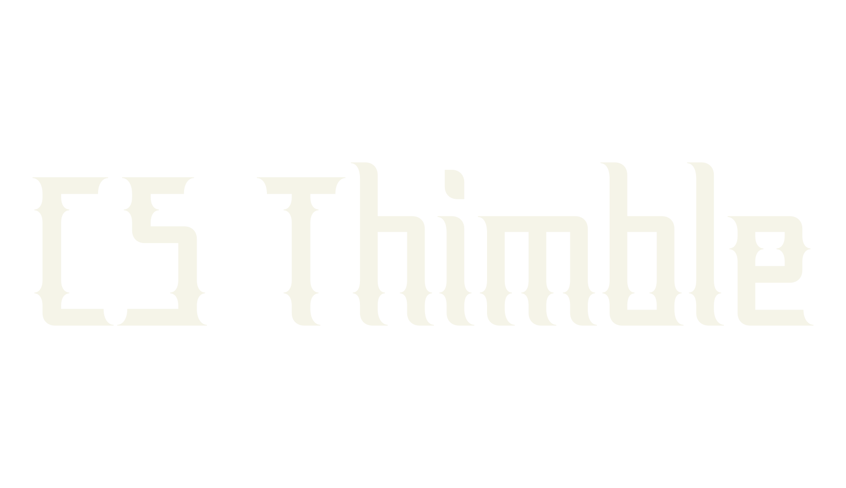 CS Thimble, medieval font preview