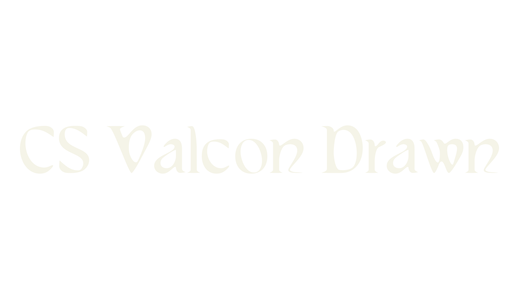 CS Valcon Drawn, uncial font preview