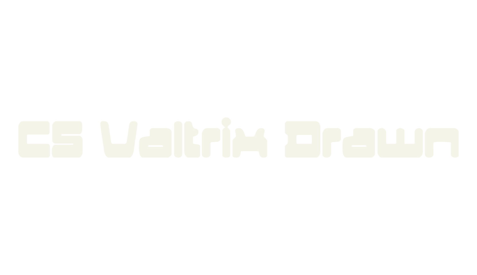 CS Valtrix Drawn, display market font preview