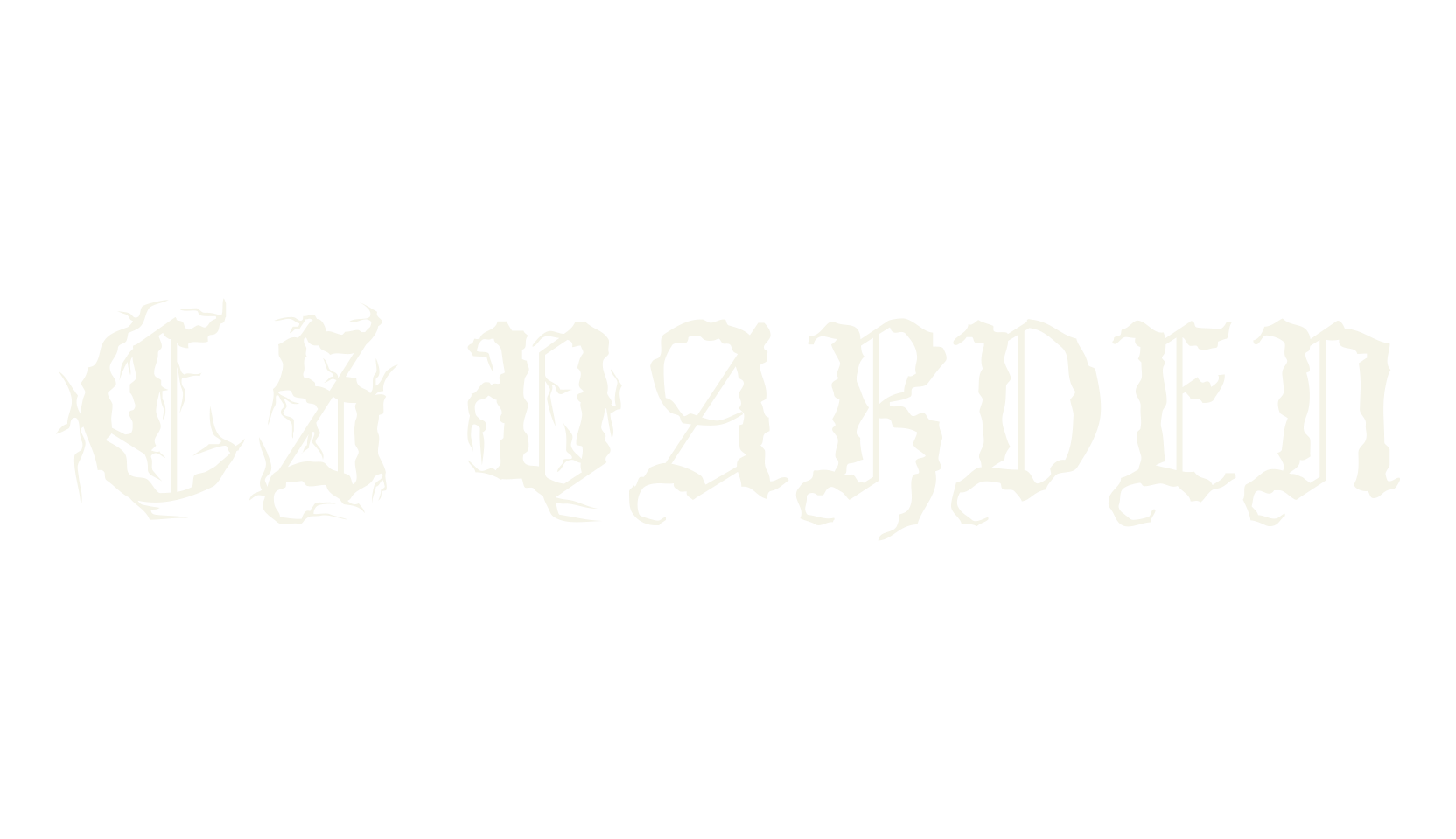 CS Varden, black metal font preview