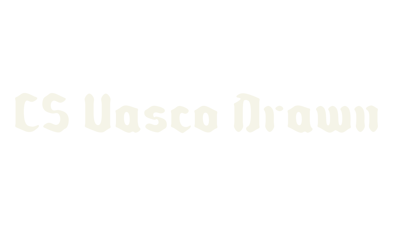 CS Vasco Drawn, bold font preview